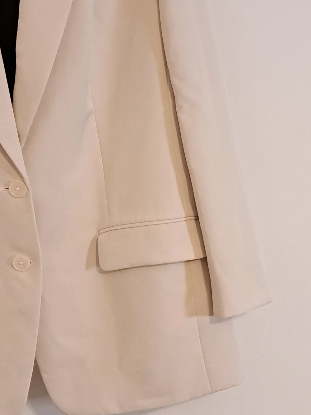 Express NWT Cream Boyfriend Lined Blazer Misses Size XL - Picture 9 of 12